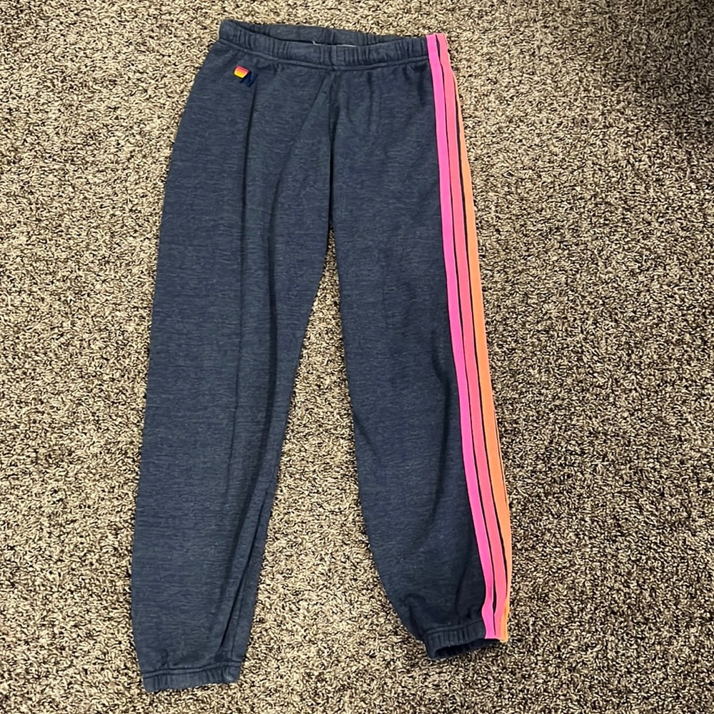 Aviator Nation 5 stripe sweatpants